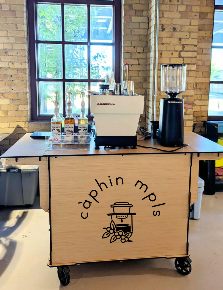 Càphin Minneapolis mobile coffee cart and team in Minneapolis, MN