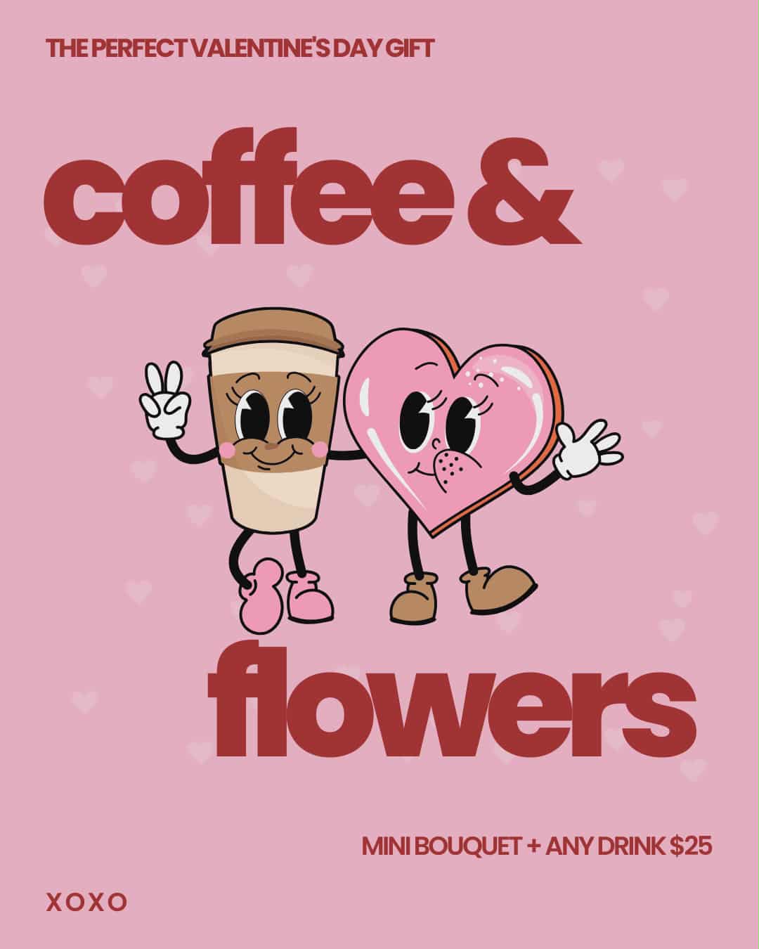[Pre-order] Valentine's Day Coffee + Flowers